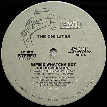 The Chi-Lites : Gimme Whatcha Got (12")
