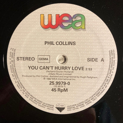 Phil Collins : You Can't Hurry Love (12", Maxi)