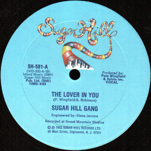 Sugarhill Gang : The Lover In You (12", Single)