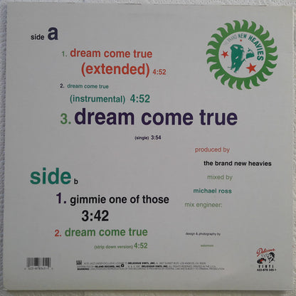 The Brand New Heavies Featuring N'Dea Davenport : Dream Come True (12")