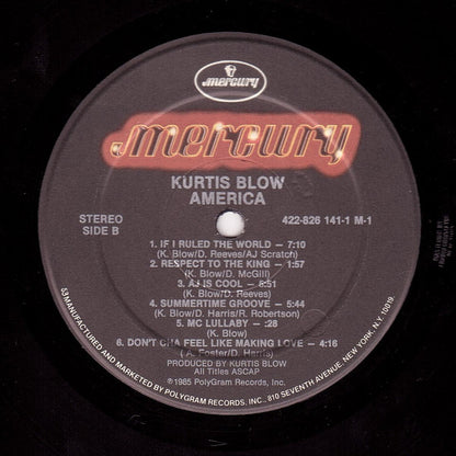 Kurtis Blow : America (LP, Album)