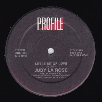 Judy La Rose : Little Bit Of Love (12")