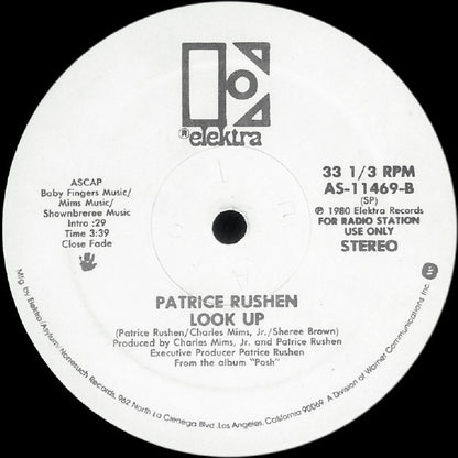 Patrice Rushen : Look Up (12", Promo)