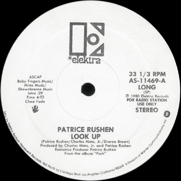 Patrice Rushen : Look Up (12", Promo)