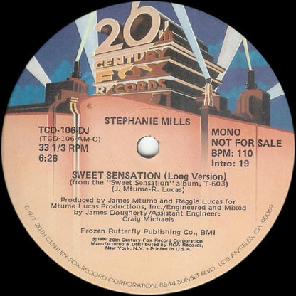 Stephanie Mills : Sweet Sensation (12", Promo)