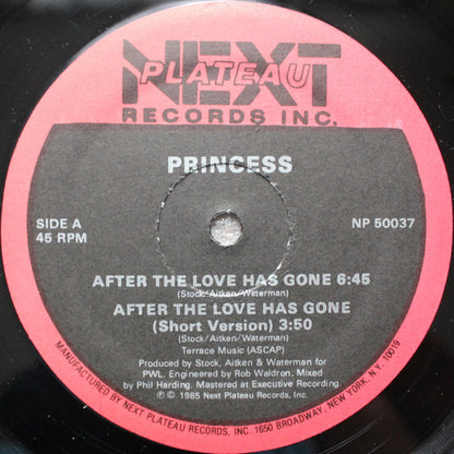 Princess : After The Love Has Gone (12")