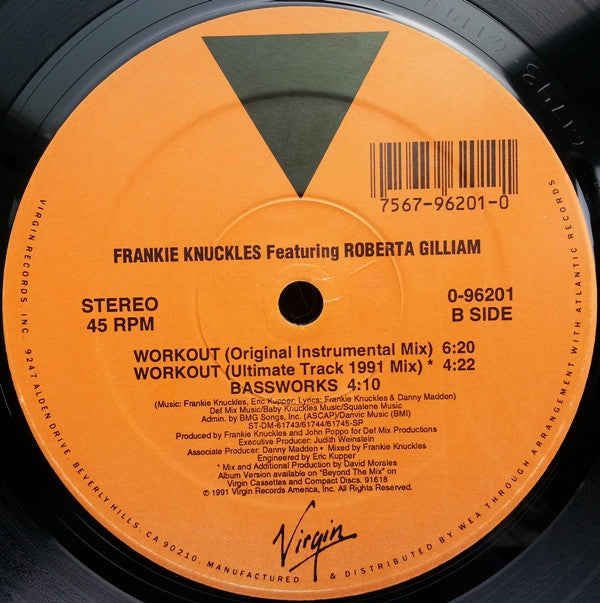 Frankie Knuckles Featuring Roberta Gilliam : Workout (12")