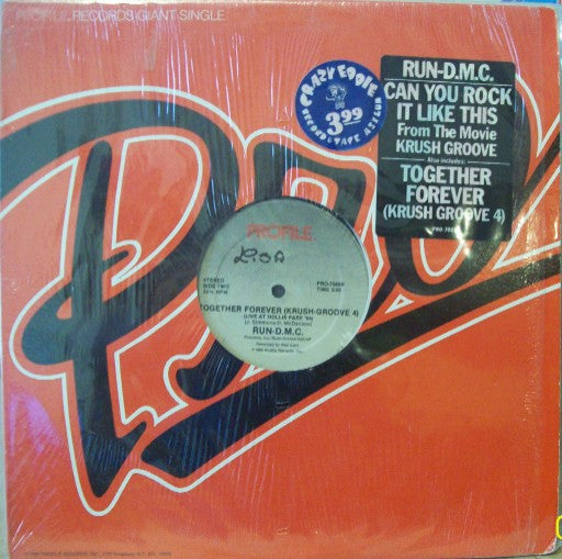 Run-D.M.C.* : Can You Rock It Like This (12")