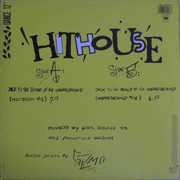 Hithouse : Jack To The Sound Of The Underground (12", Maxi)