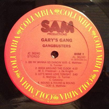 Gary's Gang : Gangbusters (LP, Album)