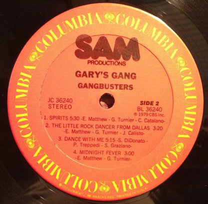 Gary's Gang : Gangbusters (LP, Album)