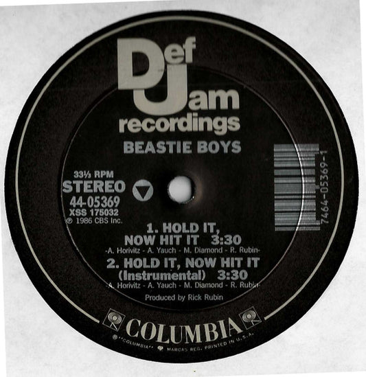 Beastie Boys : Hold It, Now Hit It (12", Pit)