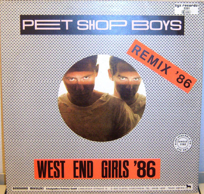 Pet Shop Boys : West End Girls '86 (12", Maxi)