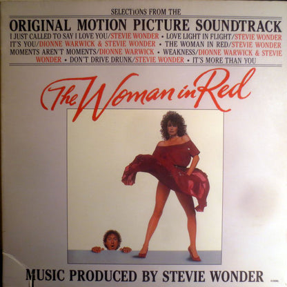Stevie Wonder : The Woman In Red (Selections From The Original Motion Picture Soundtrack) (LP, Album, Gat)