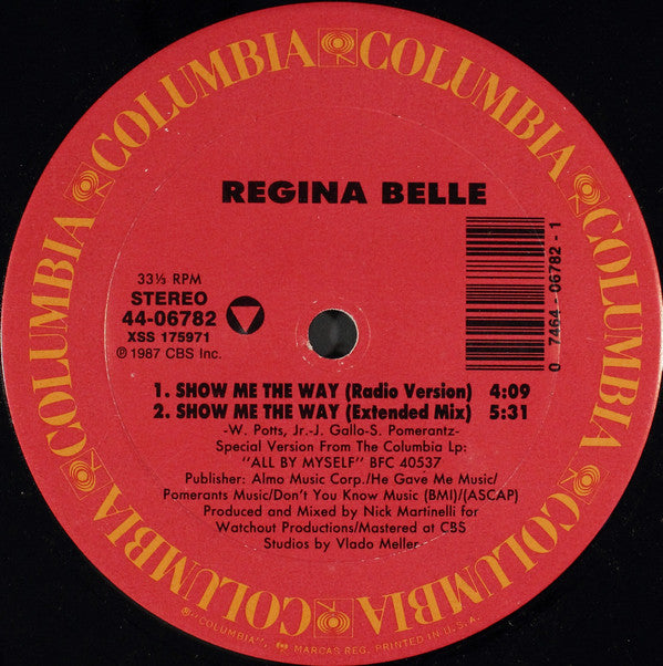 Regina Belle : Show Me The Way (12")