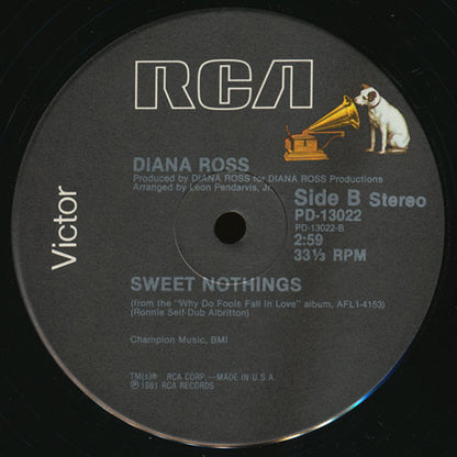 Diana Ross : Mirror, Mirror (12")