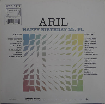 Aril : Happy Birthday Mr. Pt. (From Marilyn) (12")