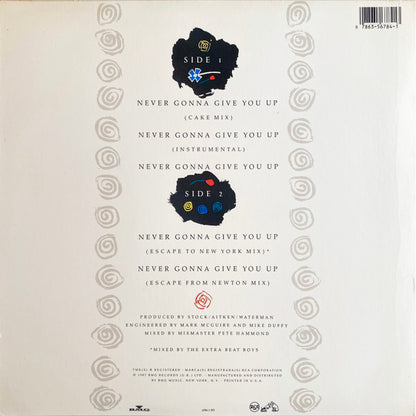 Rick Astley : Never Gonna Give You Up (12", Single, Hau)