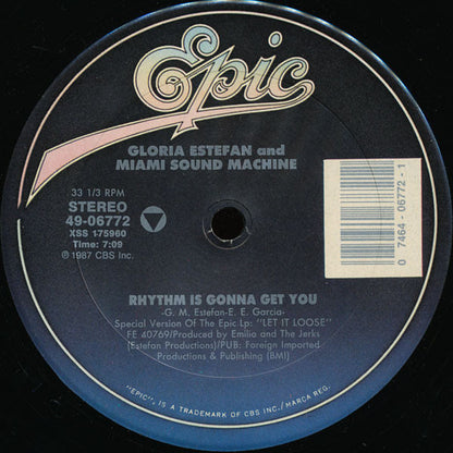 Gloria Estefan And Miami Sound Machine* : Rhythm Is Gonna Get You (12", Single)