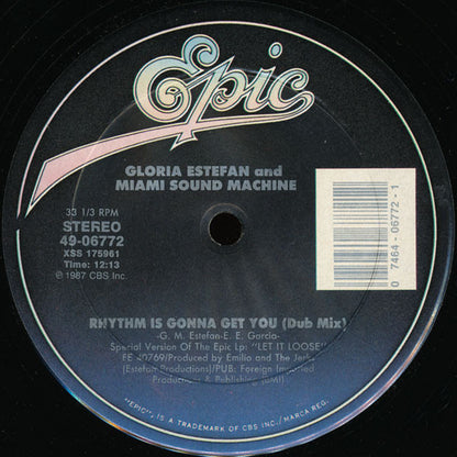 Gloria Estefan And Miami Sound Machine* : Rhythm Is Gonna Get You (12", Single)