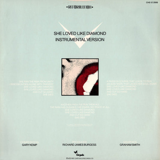 Spandau Ballet : She Loved Like Diamond (12", Single)