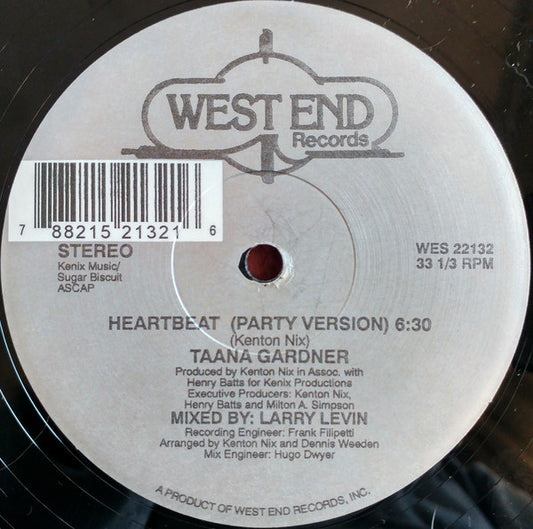 Taana Gardner : Heartbeat (12", RE, Bar)