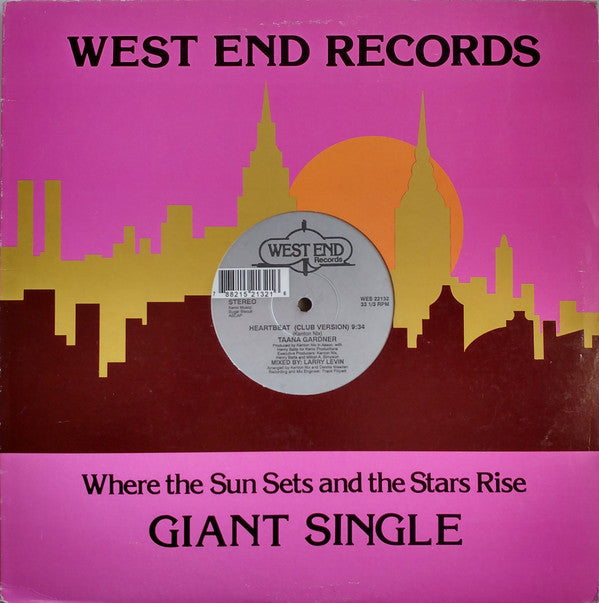 Taana Gardner : Heartbeat (12", RE, Bar)