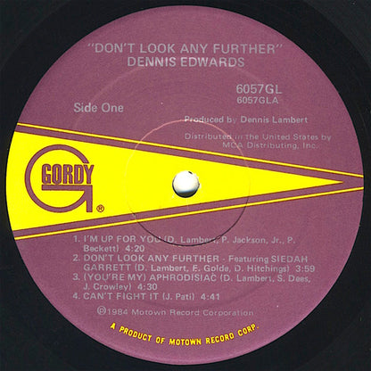 Dennis Edwards : Don't Look Any Further (LP, Album)
