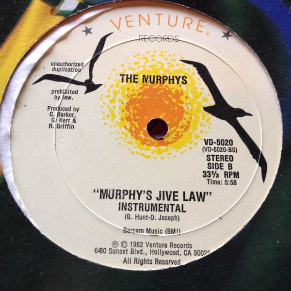 The Murphys : Murphy's Jive Law (12")