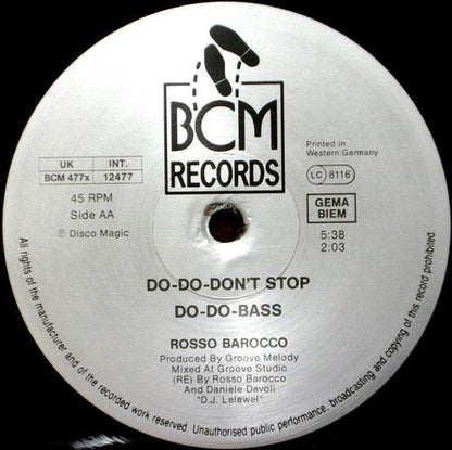 Rosso Barocco : Do-Do-Don't Stop / Never Gonna Give You Up (12")