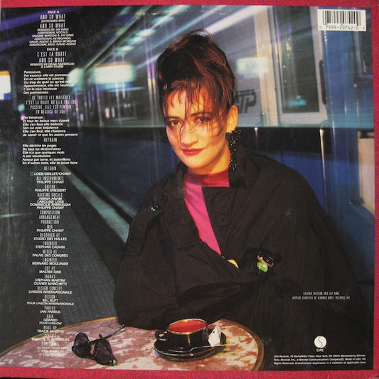 Caroline Loeb : And So What / C'est La Ouate (12", Maxi)