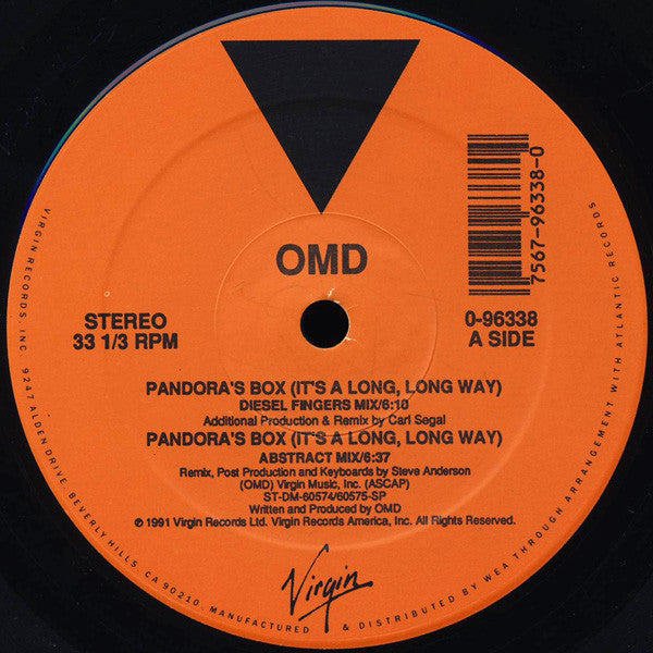 OMD* : Pandora's Box (It's A Long, Long Way) (12")