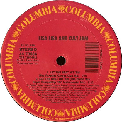 Lisa Lisa & Cult Jam : Let The Beat Hit 'Em (12")