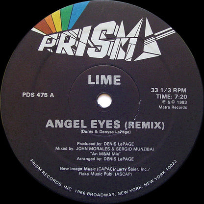 Lime (2) : Angel Eyes (Remix) (12")