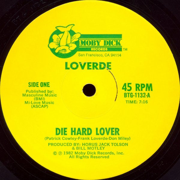Loverde : Die Hard Lover (12")