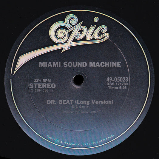 Miami Sound Machine : Dr. Beat (12", Single)