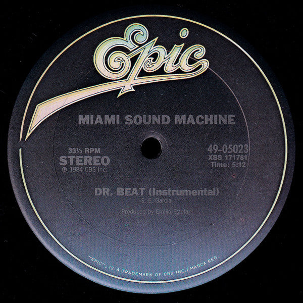 Miami Sound Machine : Dr. Beat (12", Single)