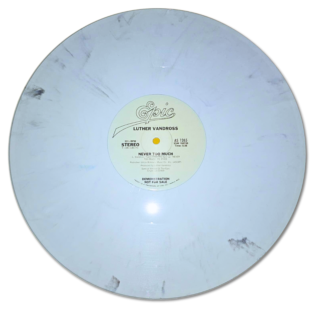 Disco de Vinil - Luther Vandross - Never Too Much (12", Unofficial) NM or M-