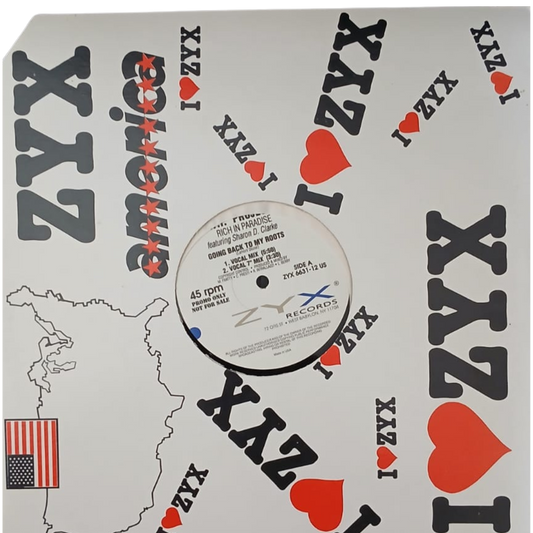 Disco de Vinil - FPI Project Featuring Sharon D. Clarke* - Rich In Paradise "Going Back To My Roots" (12", Maxi) VG+