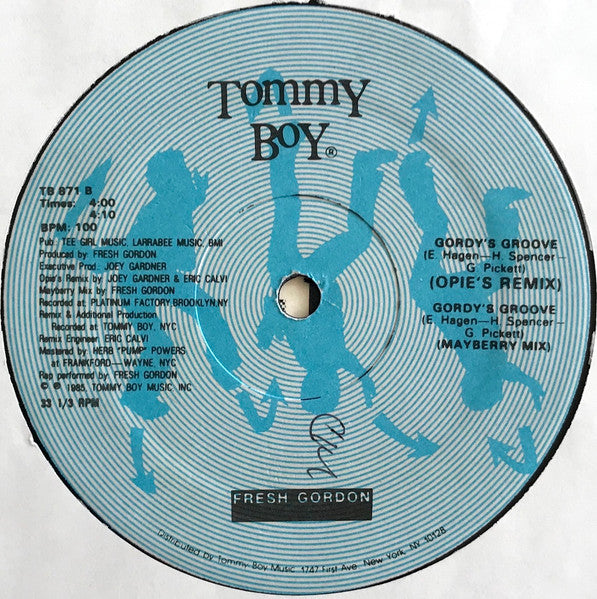 Disco de Vinil: Choice MC's Featuring Fresh Gordon - Beat Of The Street 12"