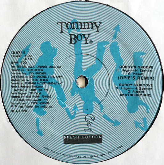 Disco de Vinil: Choice MC's Featuring Fresh Gordon - Beat Of The Street 12"