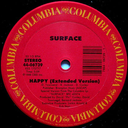 Disco de Vinil: Surface - Happy 12"  (Pré-venda)
