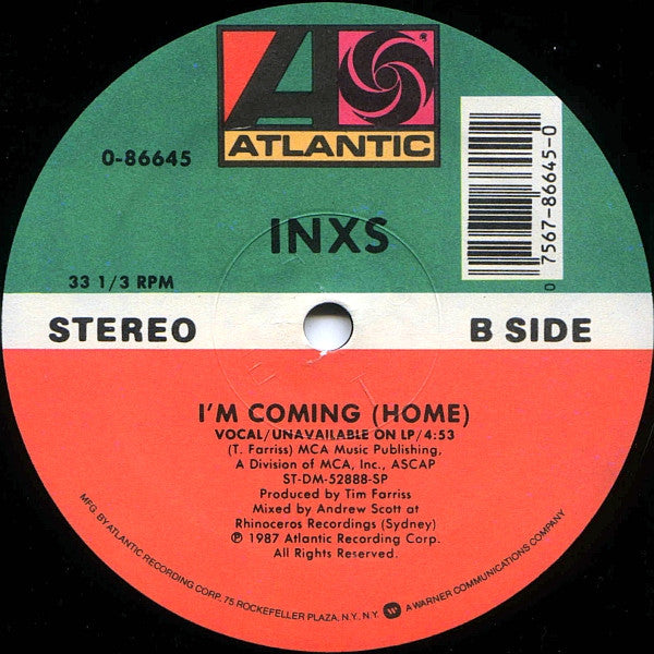 INXS - Need You Tonight / Mediate (12", Single, Spe) VG+