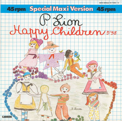 Disco de Vinil - P. Lion - Happy Children (12", Maxi) VG