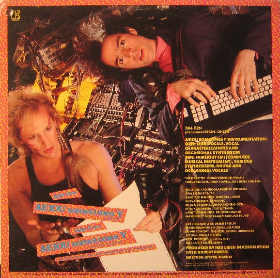 Disco de Vinil - Ēbn-Ōzn - AEIOU Sometimes Y (12", Single) VG