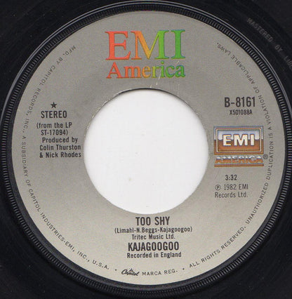 Kajagoogoo : Too Shy (7", Single, Win)