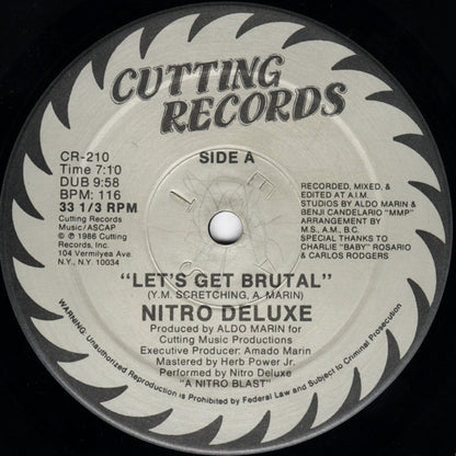 Disco de Vinil - Nitro Deluxe - Let's Get Brutal (12", RP) VG