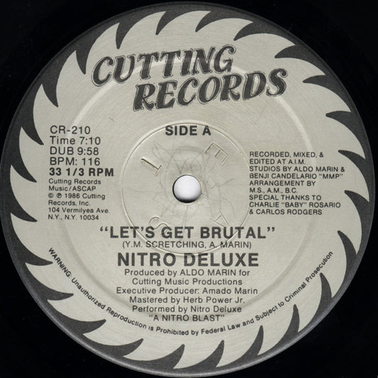 Disco de Vinil - Nitro Deluxe - Let's Get Brutal (12", RP) VG