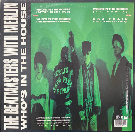 Disco de Vinil - The Beatmasters With Merlin - Who's In The House (12") VG+