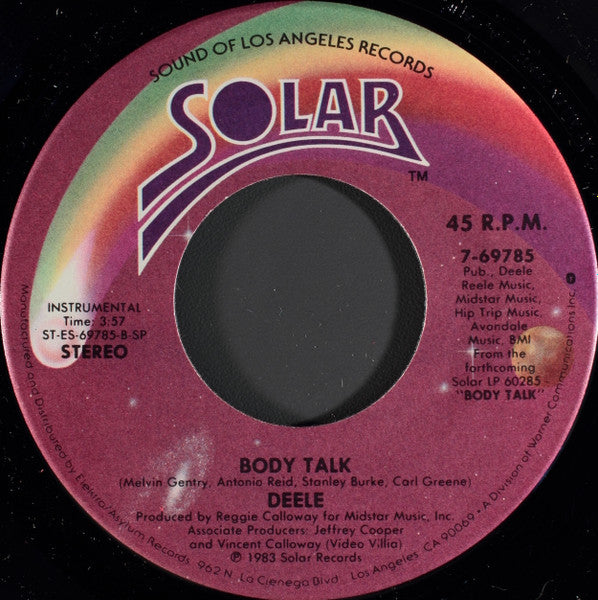 Compacto - Deele* - Body Talk (7") VG+